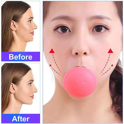 Face Exerciser, Facial Yoga Face Slimmer Silicone Slimming Face Lifter Double V Face Facial Lifter