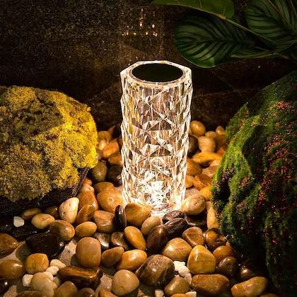 16 Color Daimond Crystal Lamp With Remote LED Crystal Table Lamp (S)